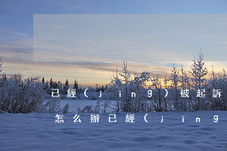已經(jīng)被起訴網(wǎng)貸怎么辦(已經(jīng)被網(wǎng)貸起訴到法院怎么處理)