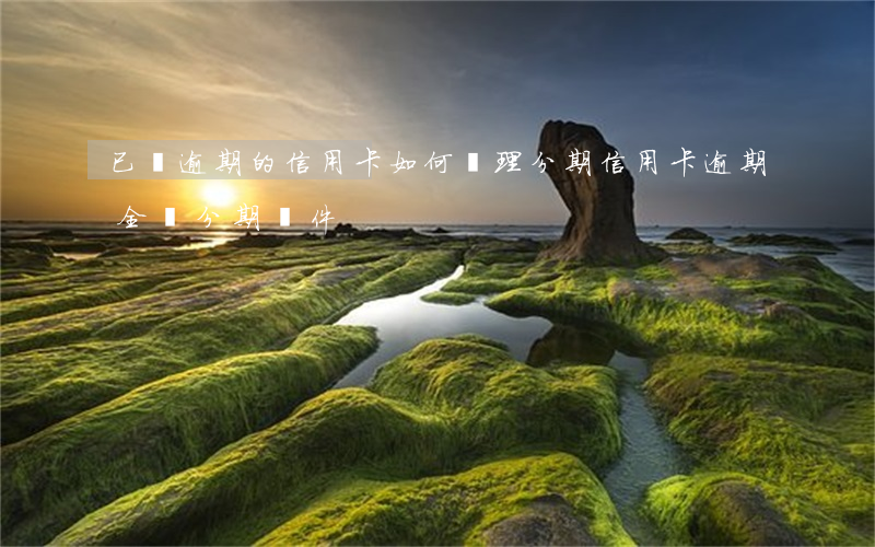 已經逾期的信用卡如何辦理分期（信用卡逾期全額分期條件）