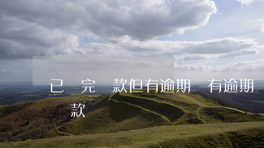 已還完貸款但有逾期記(有逾期還款記錄還能貸款嗎)