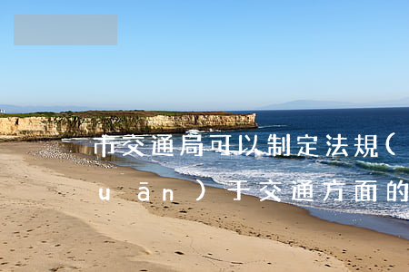市交通局可以制定法規(guī)嗎(關(guān)于交通方面的法律法規(guī))