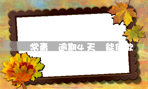 常青樹逾期4天還能借款嗎