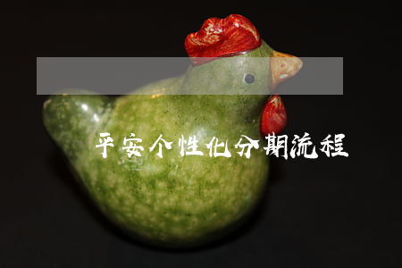 平安个性化分期流程