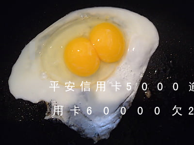 平安信用卡5000逾期2年-平安銀行信用卡60000欠2年