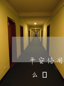 平安信用卡怎么可以透支(平安銀行信用卡怎么辦)