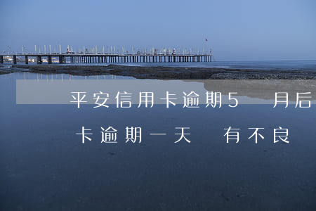 平安信用卡逾期5個月后果(平安銀行的信用卡逾期一天會有不良記錄嗎)