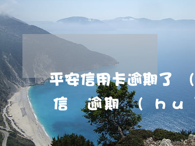 平安信用卡逾期了會(huì)怎么辦(平安信貸逾期會(huì)怎么樣)