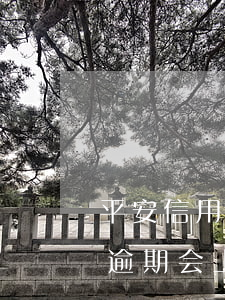 平安信用卡逾期几万-平安信用卡5000逾期会上门吗平安