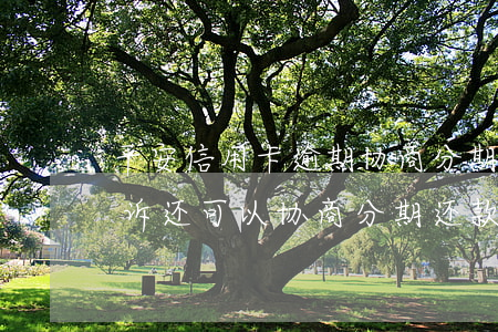 平安信用卡逾期协商分期还款(被平安银行起诉,还可以协商分期还款吗)