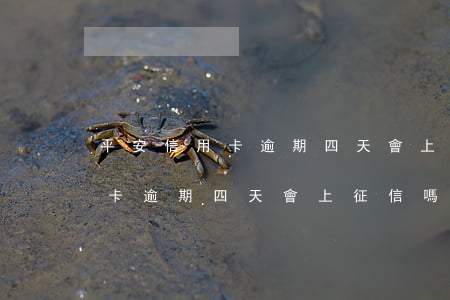 平安信用卡逾期四天會上征信嗎-平安信用卡逾期四天會上征信嗎知乎