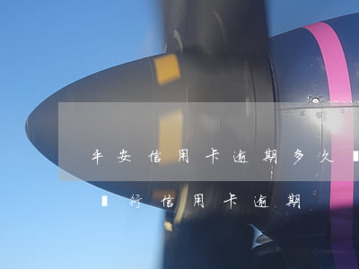 平安信用卡逾期多久會(huì)立案(平安銀行信用卡 逾期)