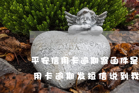 平安信用卡逾期寄函件是真的吗-平安银信用卡逾期发短信说到我们村委会了,是不是真的