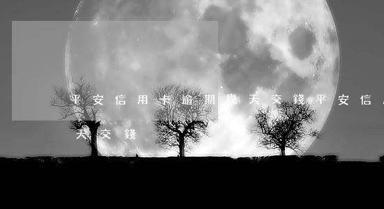 平安信用卡逾期幾天交錢(平安信用卡逾期幾天交錢)