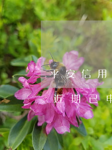 平安信用卡逾期申請分期(平安銀行信用卡 您近期已申請)