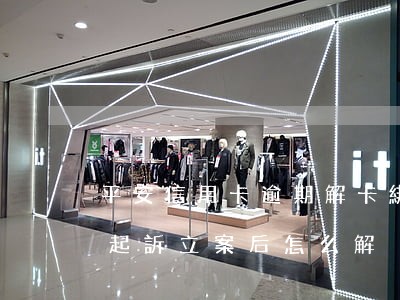 平安信用卡逾期解卡綁卡(平安信用卡逾期被起訴立案后怎么解決)