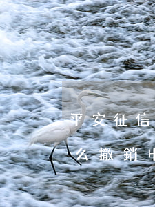 平安征信逾期怎么撤銷申請(平安征信逾期怎么撤銷申請呢)