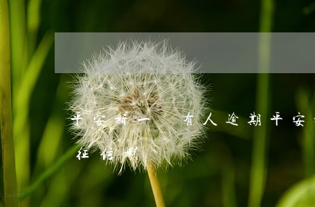 平安新一貸有人逾期(平安新一貸逾期幾天對征信影響)