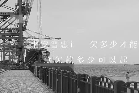 平安普惠i貸欠多少才能被起訴-平安普惠貸款欠款多少可以起訴了法院找