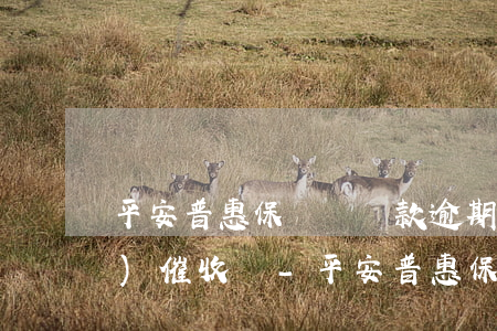 平安普惠保單寶貸款逾期一天就會(huì)催收嗎-平安普惠保單寶貸款逾期一天就會(huì)催收嗎