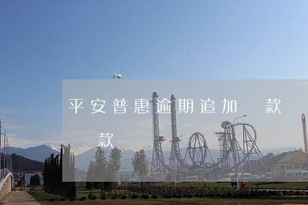 平安普惠逾期追加貸款嗎(平安普惠逾期追加貸款嗎)