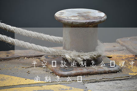 平安貸款逾期怎么辦理(中國平安銀行信用卡逾期怎么辦)