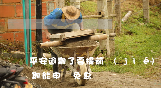 平安逾期了要提前結(jié)清嘛(平安逾期能申請免息嗎)