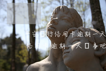平安銀行信用卡逾期一天沒事吧-平安銀行信用卡逾期一天沒事吧怎么辦
