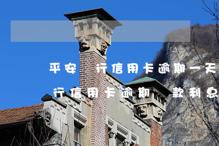 平安銀行信用卡逾期一天還款利息-平安銀行信用卡逾期還款利息多少