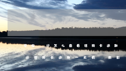 平安銀行怎么查看信用卡逾期幾天-平安銀行信用卡逾期一天有沒有影響?
