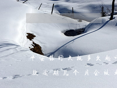 平安银行大概多久起诉车贷逾期(平安银行贷款逾期几个月会被起诉?)