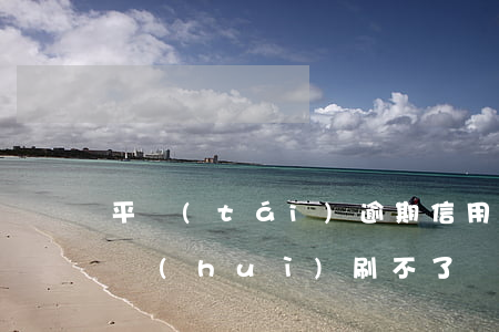 平臺(tái)逾期信用卡會(huì)不會(huì)刷不了(為什么信用卡逾期了還能用)