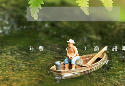 年費(fèi)逾期證明