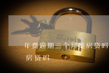 年费逾期三个月能房贷吗(年费逾期三个月能房贷吗)