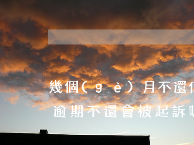 幾個(gè)月不還信用卡會被起訴（信用卡逾期不還會被起訴嗎）