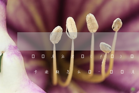 幾個月后才發(fā)現(xiàn)信用卡逾期怎么辦-幾個月后才發(fā)現(xiàn)信用卡逾期怎么辦呢