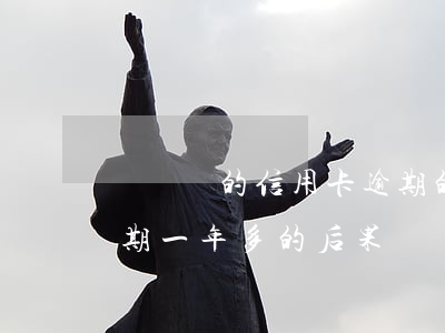 幾萬塊的信用卡逾期的后果(欠信用卡兩萬逾期一年多的后果)