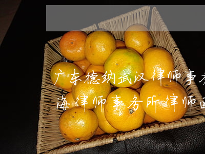 广东德纳武汉律师事务所律师函(广东德纳(珠海)律师事务所律师函宜人贷)