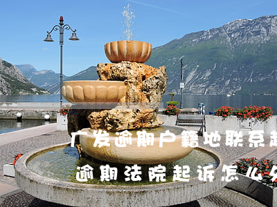 广发逾期户籍地联系起诉(广发银行生意人卡逾期法院起诉怎么处理)