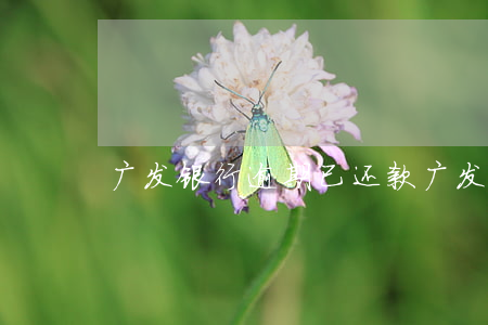 广发银行逾期已还款(广发银行逾期已还款)
