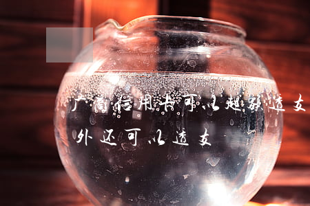 广商信用卡可以超额透支吗(广发的卡额度以外还可以透支)