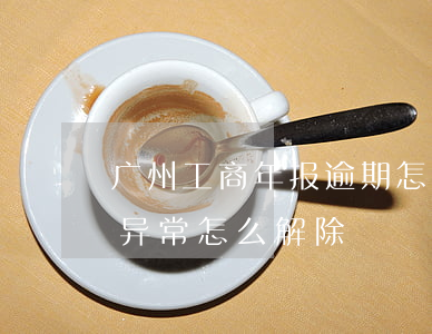 广州工商年报逾期怎么处理-广州年报工商异常怎么解除