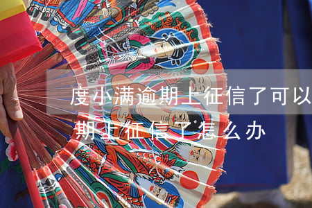 度小满逾期上征信了可以撤销吗-度小满逾期上征信了怎么办