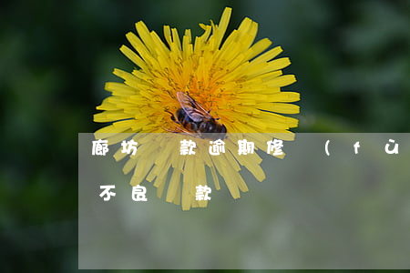 廊坊貸款逾期修復(fù)哪家好(廊坊銀行不良貸款)