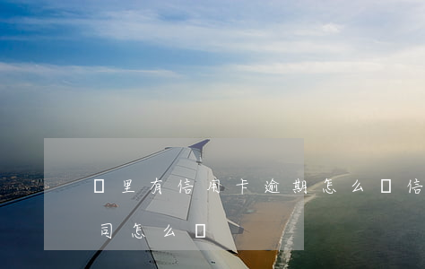 廠里有信用卡逾期怎么辦(信用卡逾期找到公司怎么辦)