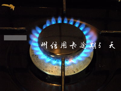 廣州信用卡逾期5天