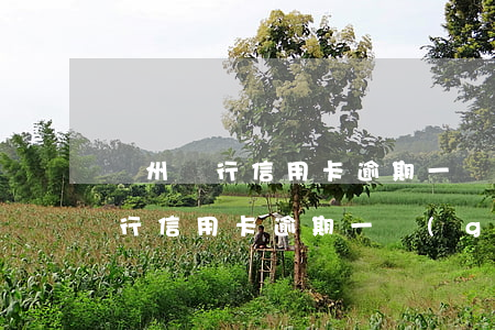 廣州銀行信用卡逾期一個(gè)月(廣州銀行信用卡逾期一個(gè)月了)