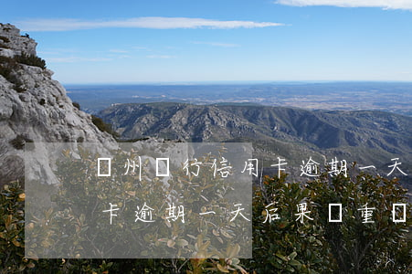 廣州銀行信用卡逾期一天后果(廣州銀行信用卡逾期一天后果嚴重嗎)