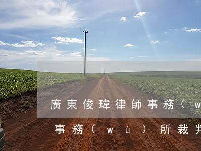 廣東俊瑋律師事務(wù)所(廣東俊瑋律師事務(wù)所 裁判文書網(wǎng))