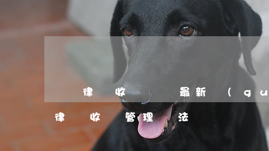 廣東律師收費標準最新規(guī)定(廣東律師收費管理辦法)