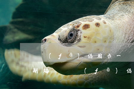 廣發(fā)信用卡一萬(wàn)以下逾期起訴（廣發(fā)信用卡一萬(wàn)以下逾期起訴）