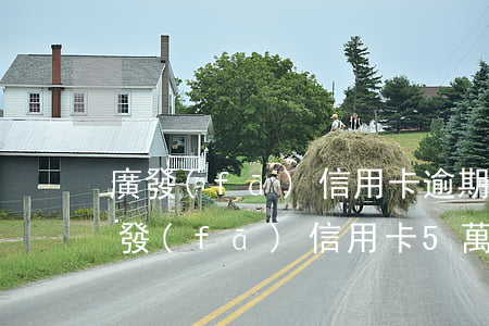 廣發(fā)信用卡逾期600元怎么辦(廣發(fā)信用卡5萬逾期三個(gè)月)